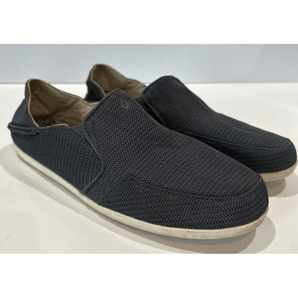 OluKai Women's US 9.5 Waialua Mesh Gray Slip-On Casual Loafers Shoes 20311-6C6C